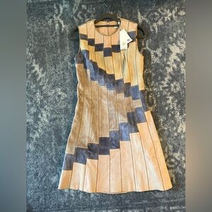 Tory Burch suede dress NWT never worn, size XS
